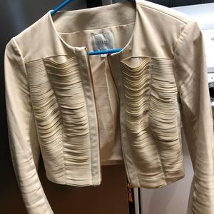 Guess leather crop jacket